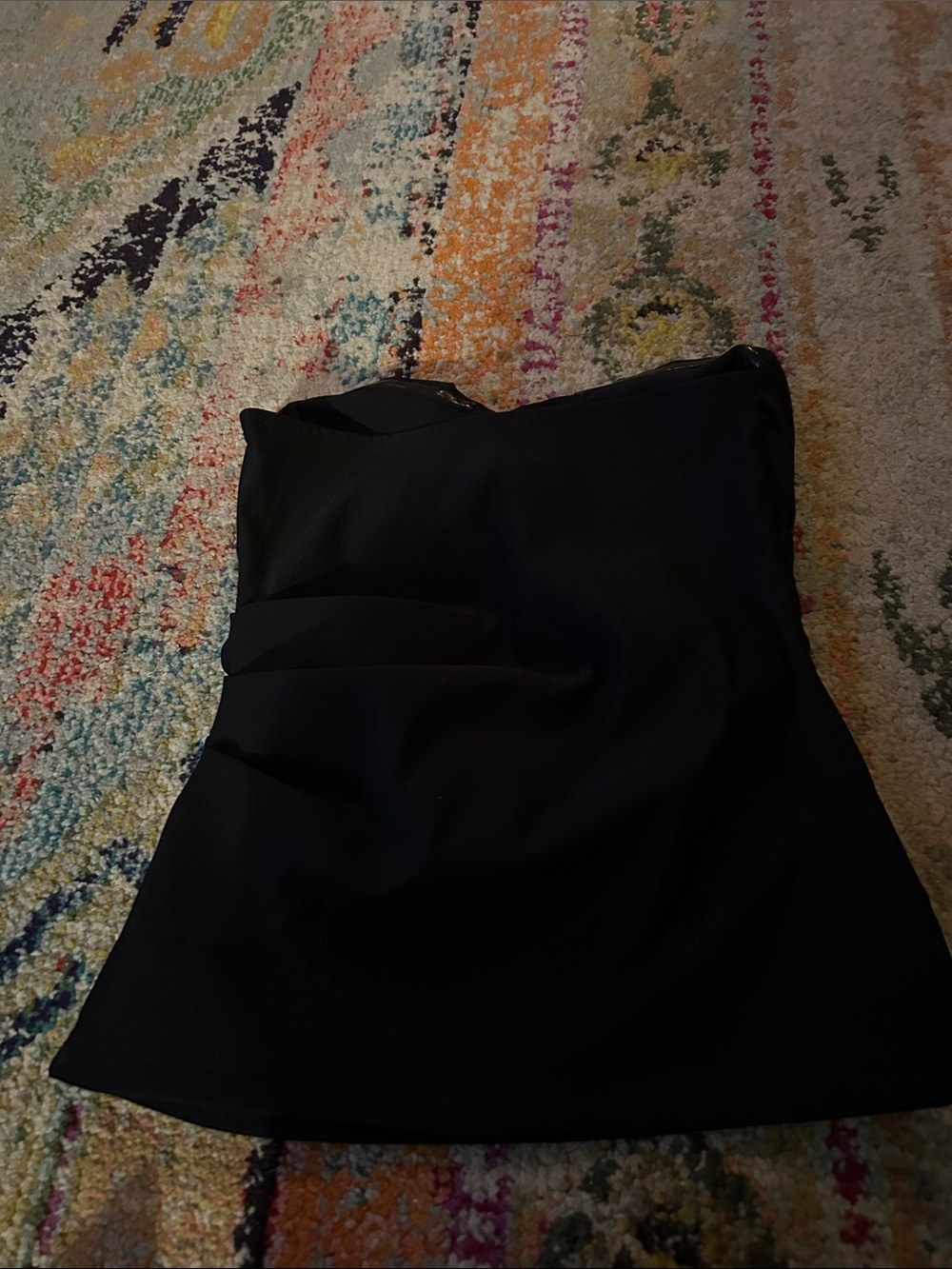 Black Strapless Shirt - zara - Picture 3 of 5
